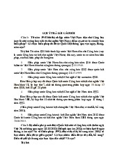 Top 9 câu hỏi tự luận | môn Pháp luật đại cương | trường Đại học Huế