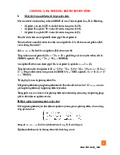 Lý thuyết và bài tập chương 2: Hệ phương trình tuyến tính | Môn toán cao cấp