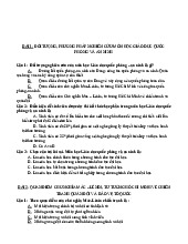 Câu hỏi ôn tập môn học Giáo dục quốc phòng – an ninh/ Trường đại học Nguyễn Tất Thành