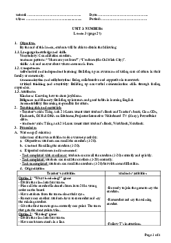 Unit 3: U3L3B| Giáo án Tiếng Anh 2 sách i-Learn Smart Start (Cả năm)