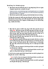 Câu hỏi Đúng/Sai Trắc Nghiệm Chuỗi Cung Ứng | Đại học Kinh tế kỹ thuật công nghiệp