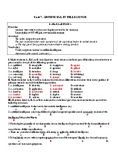 Unit 7 Artificial Intelligence - Tiếng Anh 12