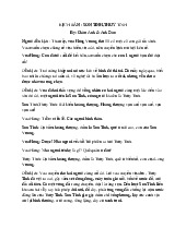 Kịch Bản Sơn Tinh,Thủy Tinh - Ngữ Văn 6