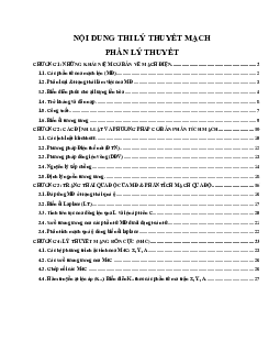 Đề cương ôn tập phần lý thuyết môn Lý thuyết mạch điện tử | Học viện Công nghệ Bưu chính Viễn thông