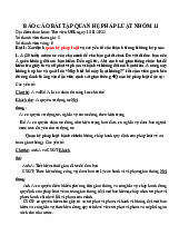 Báo cáo bài tập quan hệ pháp luật | Trường Đại học Kinh Tế - Luật