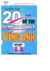 Tuyển Tập 20 Năm Đề Thi Olympic Tiếng Anh 11