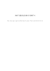 NAT GEO LOOK 5: Unit 4 Study Guide