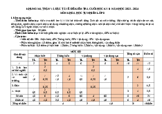 Giáo án điện tử Khoa học tự nhiên 6 Chân trời sáng tạo : Kiểm tra học kỳ 2