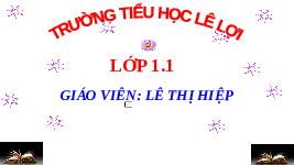 Giáo án điện tử Tiếng việt 1 bài 1 Chân trời sáng tạo: Học vần: Ang, ăng, âng