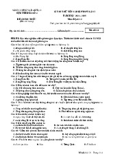 Đề thi thử tốt nghiệp THPT 2025 môn Địa lí lần 1 cụm số 4, Hải Dương