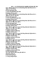 Ôn tập Bài 4: Các Phương Pháp Nghiên Cứu Dịch Tễ Học | Dược dịch tễ