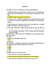 Bài tập Chương 4 - Môi trường đại cương | Trường Đại học Khoa học Tự nhiên, Đại học Quốc gia HCM