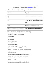 Đề thi giữa học kỳ 1 môn Toán lớp 5 năm học 2024 - 2025 - Đề số 5 | Bộ sách Cánh diều