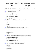 Đề thi thử tốt nghiệp THPT 2025 môn Địa lí bám sát đề minh họa - Đề 45