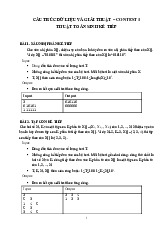 Tài liệu thực hành môn Cấu trúc dữ liệu và giải thuật| Bài tập môn Cấu trúc dữ liệu và thuật toán| Trường Đại học Bách Khoa Hà Nội