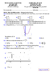 Đề giữa học kỳ 2 Toán 10 năm 2024 – 2025 trường THPT Phan Đình Phùng – Hà Nội có đáp án