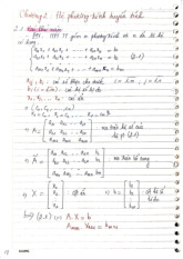 Vở ghi tài liệu phương trình tuyến tính | Môn toán cao cấp