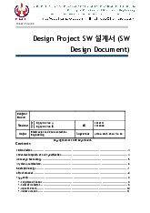 Design Project Report Template for Electronics Engineering | Môn Hardware/Software Codesign - Đại học Sư phạm Kỹ thuật Thành phố Hồ Chí Minh