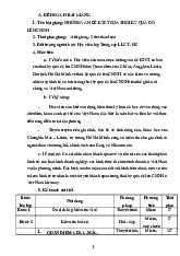 KẾ HOẠCH BÀI GIẢNG NHỮNG VẤN ĐỀ KTCT CỦA THỜI KỲ QUÁ ĐỘ LÊN CNXH
