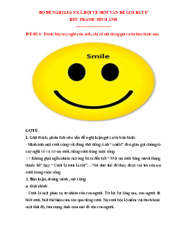 Bộ 65 đề nghị luận về bức tranh hình ảnh (có gợi ý giải chi tiết)