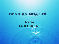 Bệnh án Nha chu | PDF