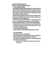 LÝ THUYẾT KHỞI SỰ KINH DOANH - CHƯƠNG 1: PHÂN TÍCH MÔI TRƯỜNG KD