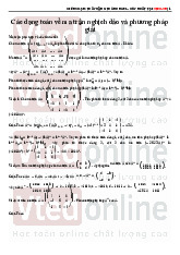 Bài 5.1 - Các dạng toán về ma trận nghịch đảo và phương pháp giải