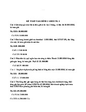 Bài tập | Môn Kế toán tài chính- Trường Đại học Lao động - Xã hội