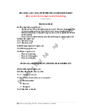 Đề cương gợi ý cho chuyên đề thực hành nghề nghiệp | Học viên nông nghiệp Việt Nam