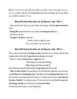 Viết một đoạn đối thoại hoặc một đoạn văn có sử dụng câu tục ngữ | Văn mẫu 7 Chân trời sáng tạo