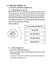 Nghiên cứu khoa học: Mô hình và Yếu tố quyết định mua Laptop môn Phương pháp nghiên cứu khoa học | Trường Đại Học Nha Trang