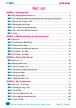 Lý thuyết và bài tập môn Toán 9 học kì 2 – Đỗ Văn Đạt