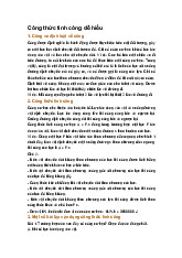 Công thức tính công dễ hiểu