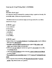 Grammar for great writing answer key C môn Tiếng Anh | Học viện Công Nghệ Bưu Chính Viễn Thông