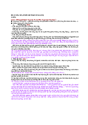 Ôn tập đề cương khoa học tự nhiên và xã hội | Đại học Sư phạm Hà Nội