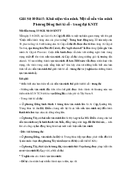 Giải Sử 10 Bài 5: Khái niệm văn minh. Một số nền văn minh Phương Đông thời kì cổ - trung đại KNTT
