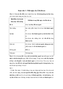 Một ngày của Ích-chi-an | Soạn văn 7 Chân trời sáng tạo
