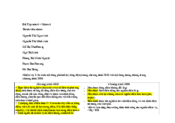 So sánh nội dung phần điện (dòng điện) trong chương trình 2018 với nội dung tương đương trong chương trình 2006