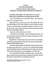 Chương 4 - Tư Tưởng Hồ Chí Minh Về Đảng CSVN và Nhà Nước Nhân Dân