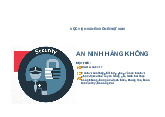 An ninh hàng không - Hàng không dân dụng | Học viện Hàng Không Việt Nam