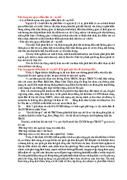 Nội dung của quan điểm lịch sử - cụ thể
