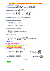 Chuyên Đề Các Phép Biển Đổi Biểu Thức Chứa Căn Thức Ôn Thi Vào 10 Giải Chi Tiết