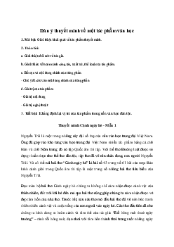 Văn mẫu lớp 10: Thuyết minh bài thơ Cảnh ngày hè của Nguyễn Trãi | Cánh diều
