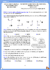 Đề thi thử TNTHPT Vật lí năm 2024 - 2025 Đà Nẵng
