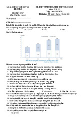 Đề thi thử tốt nghiệp THPT 2025 môn Địa lí Sở GD&ĐT Bến Tre