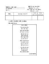 Bài tập hè lớp 1 lên lớp 2 môn Tiếng Việt Chân trời sáng tạo - Đề 4
