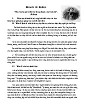 Tiểu luận về Honore de Balzac và Văn học hiện thực phê phán Pháp