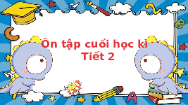 Giáo án điện tử Đạo đức 2 Ôn tập cuối kì II - Cánh diều