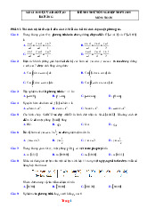Đề Thi Thử Tốt Nghiệp 2025 Môn Toán Sở GD Đà Nẵng Giải Chi Tiết