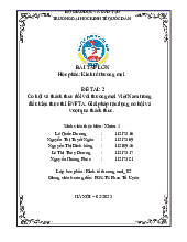 ĐỀ TÀI: 2 Cơ hội và thách thức đối với thương mại Việt Nam trong điều kiện thực thi EVFTA. Giải pháp tận dụng cơ hội và vượt qua thách thức môn Kinh tế thương mại | Trường Đại học Kinh tế Quốc dân